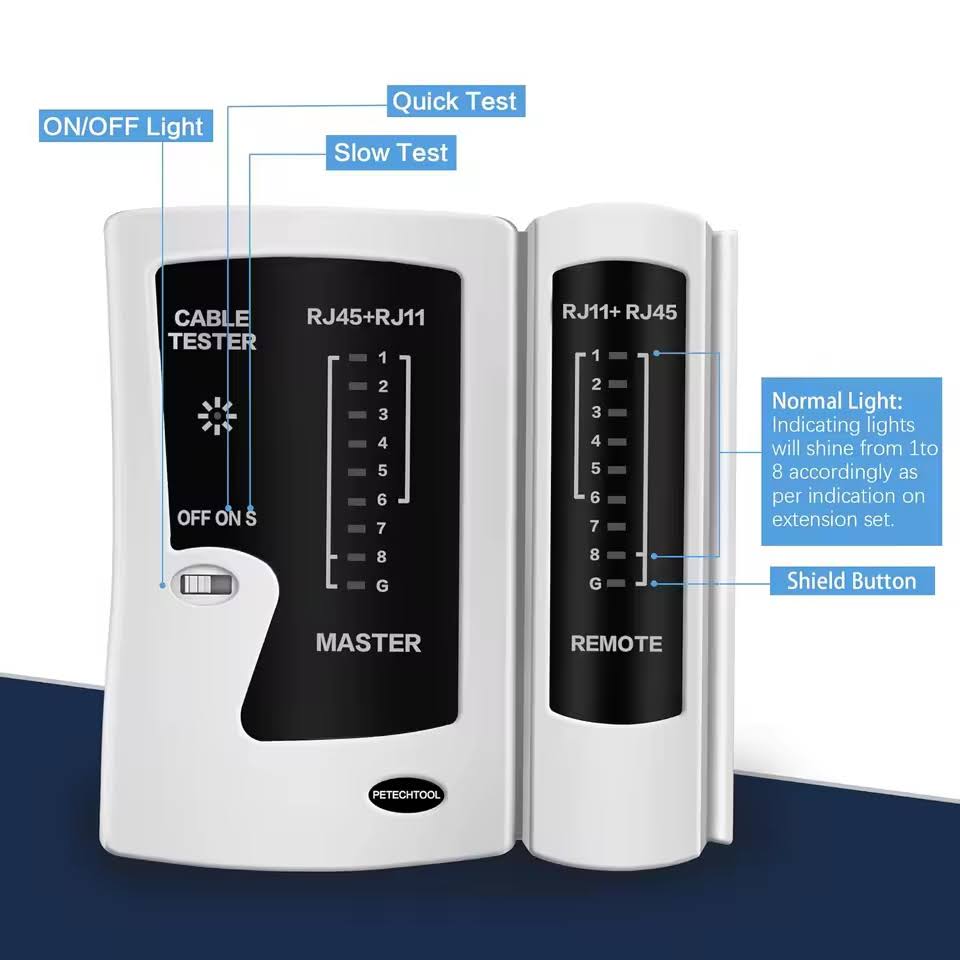 Testeur de Câbles Réseau et Téléphonique